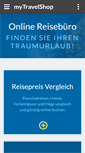 Mobile Screenshot of mytravelshop.de