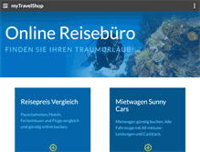 Tablet Screenshot of mytravelshop.de